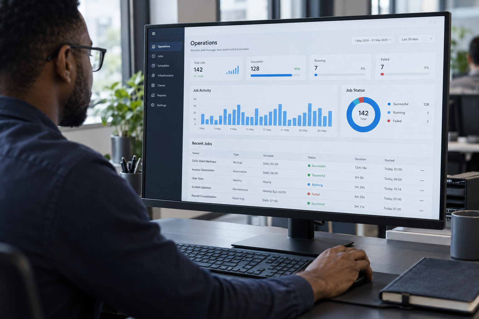 Business Systems & Automation — illustrative service image