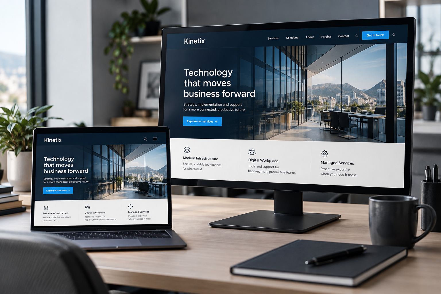 Web Platforms & Websites — illustrative service image